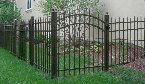 aluminum arched gate